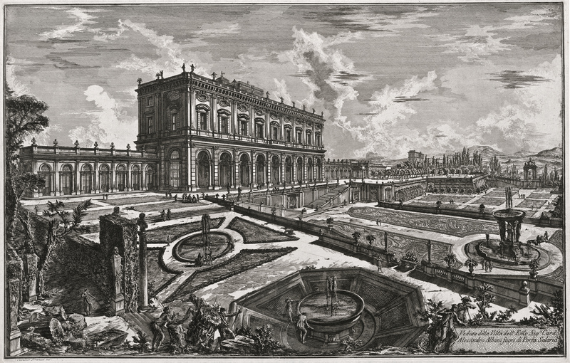 View of Villa Albani by Giambattista Piranesi