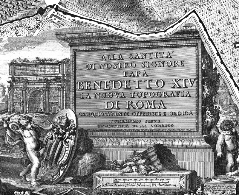 Extract of the map showing the title